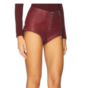 Understated Leather Gina Shorts